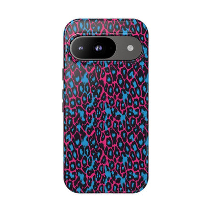 Pink Blue Leopard Tough Case