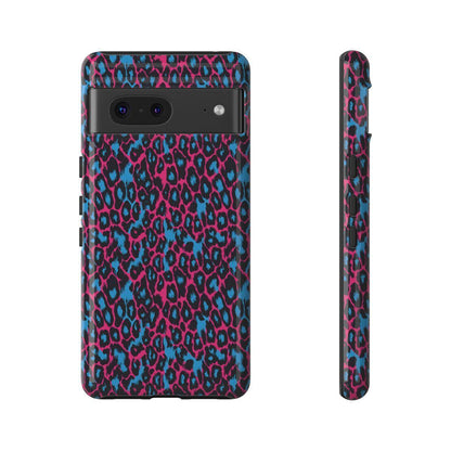 Pink Blue Leopard Tough Case