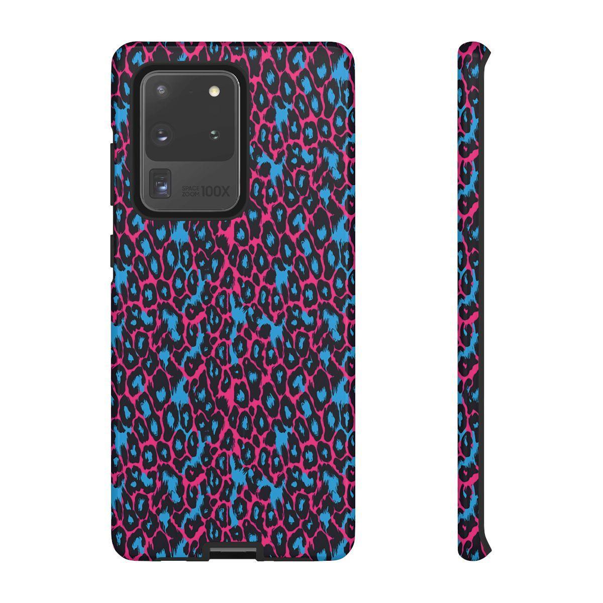 Pink Blue Leopard Tough Case