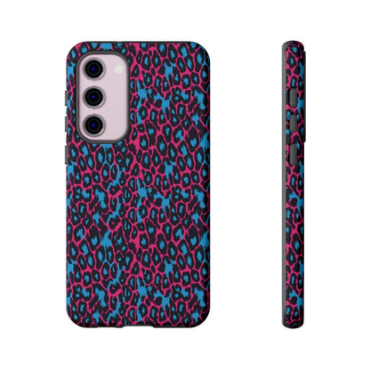 Pink Blue Leopard Tough Case
