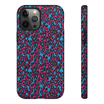 Pink Blue Leopard Tough Case