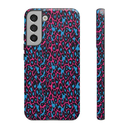 Pink Blue Leopard Tough Case