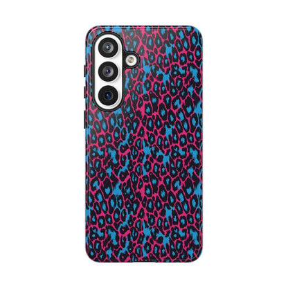 Pink Blue Leopard Tough Case