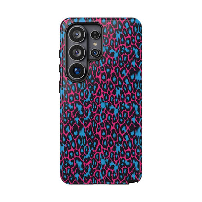 Pink Blue Leopard Tough Case