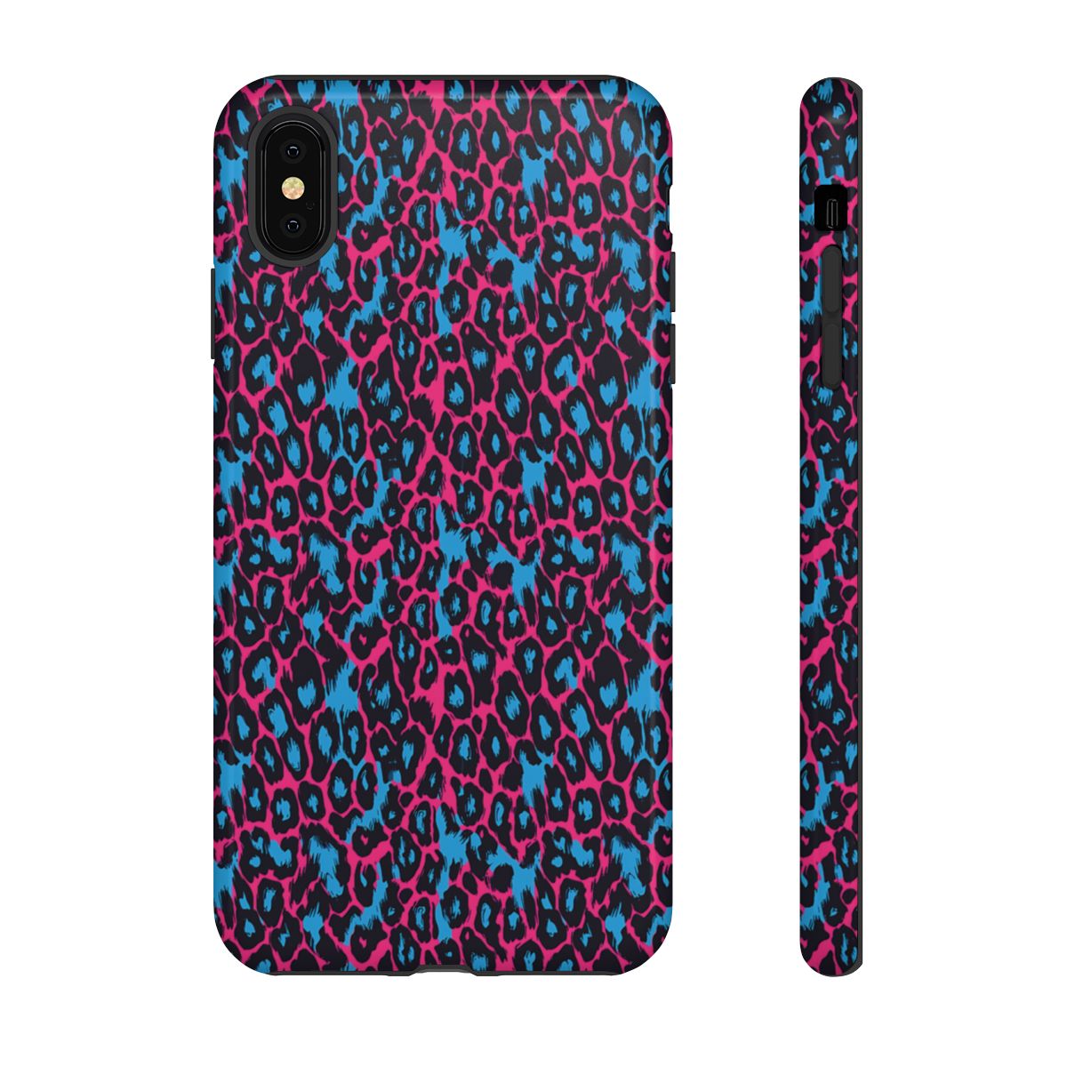 Pink Blue Leopard Tough Case