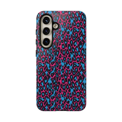 Pink Blue Leopard Tough Case