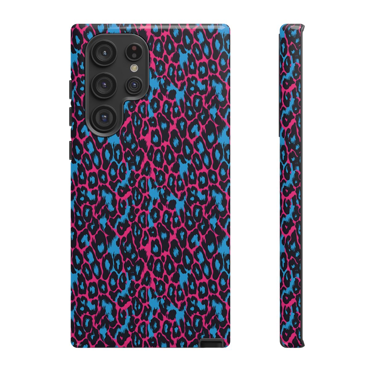 Pink Blue Leopard Tough Case