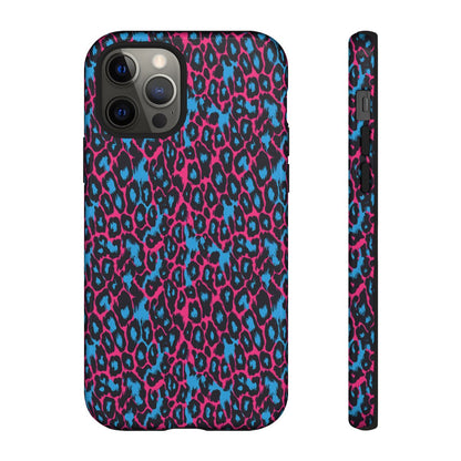 Pink Blue Leopard Tough Case