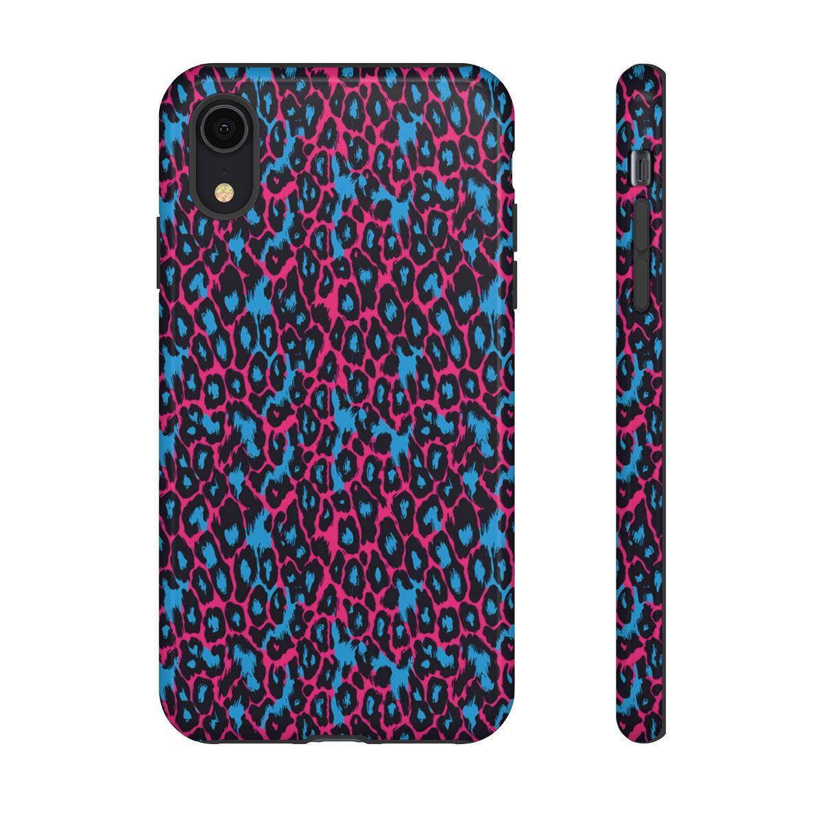 Pink Blue Leopard Tough Case