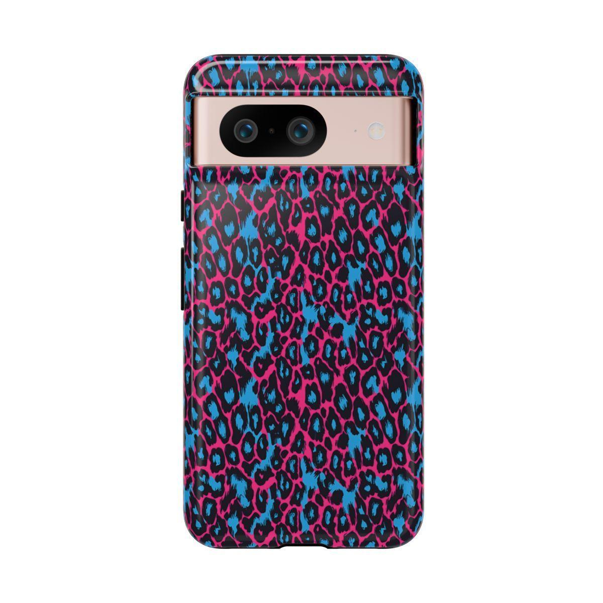 Pink Blue Leopard Tough Case