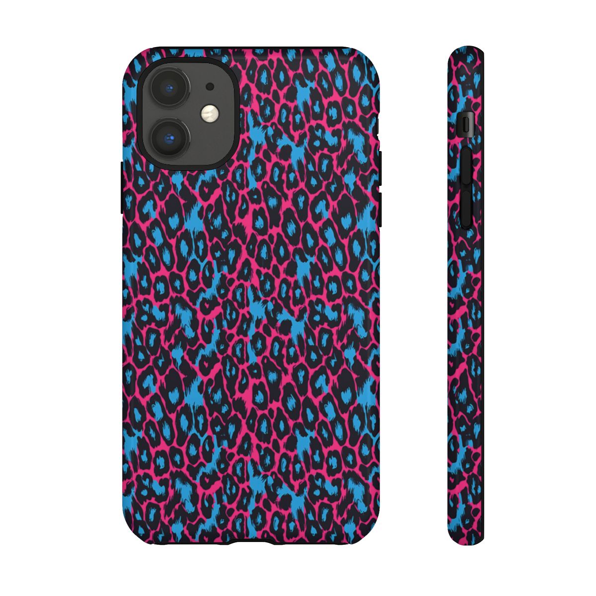 Pink Blue Leopard Tough Case