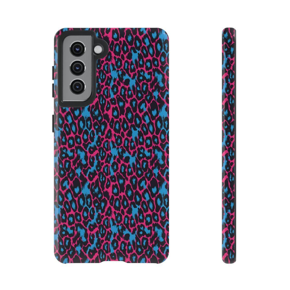 Pink Blue Leopard Tough Case