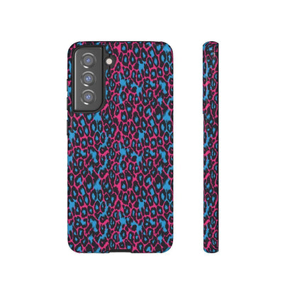 Pink Blue Leopard Tough Case