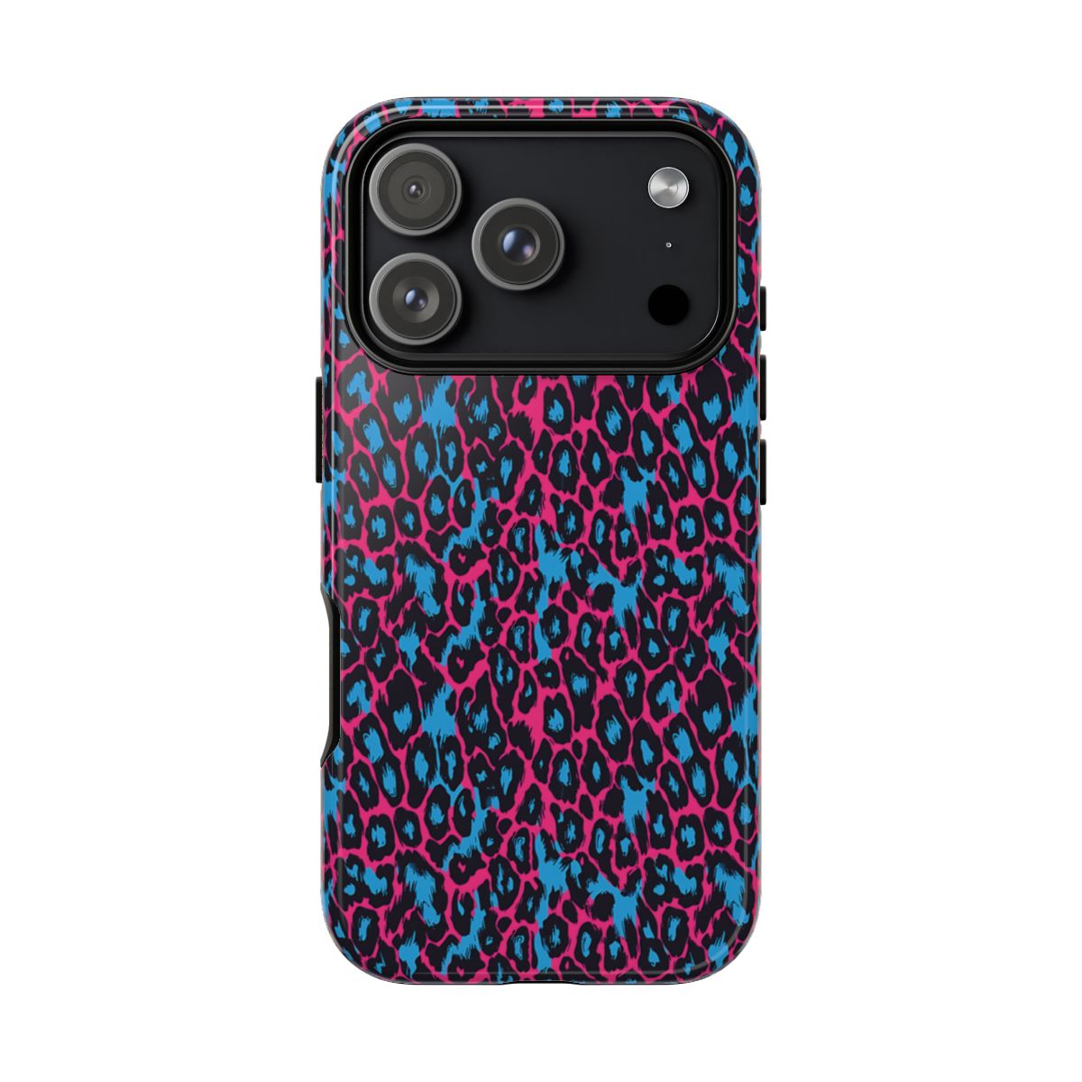 Pink Blue Leopard Tough Case - iPhone 18 Pro