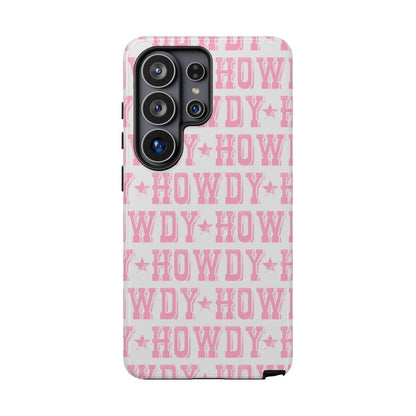 Pink Howdy Tough Case