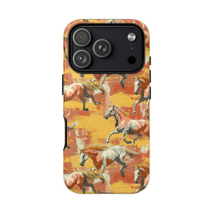 Pink Lemonade Horses Tough Case - iPhone 18 Pro