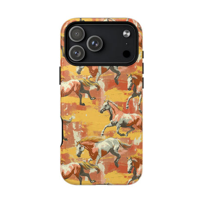 Pink Lemonade Horses Magnetic Case