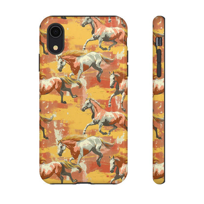 Pink Lemonade Horses Tough Case