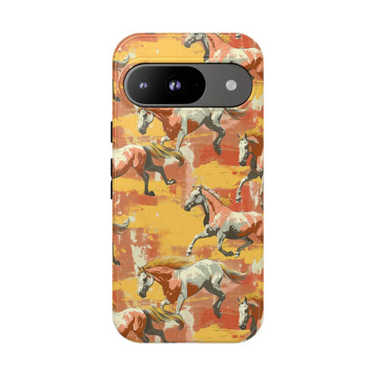 Pink Lemonade Horses Tough Case