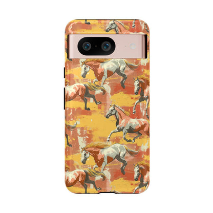 Pink Lemonade Horses Tough Case