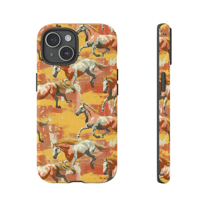 Pink Lemonade Horses Tough Case