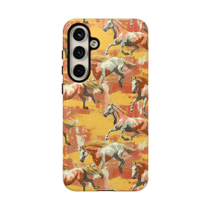 Pink Lemonade Horses Tough Case