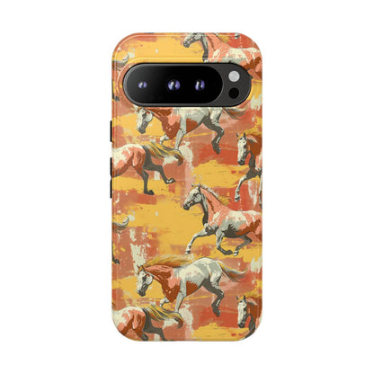 Pink Lemonade Horses Tough Case