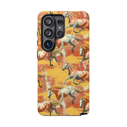Pink Lemonade Horses Tough Case