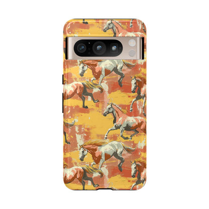 Pink Lemonade Horses Tough Case
