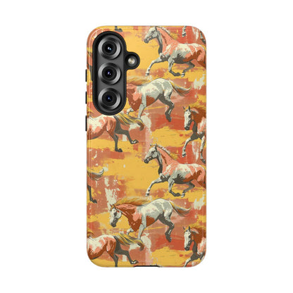 Pink Lemonade Horses Tough Case