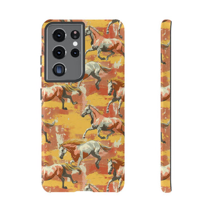 Pink Lemonade Horses Tough Case