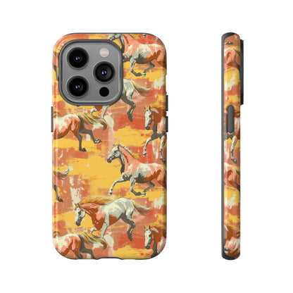 Pink Lemonade Horses Tough Case