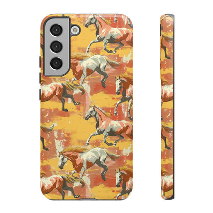 Pink Lemonade Horses Tough Case