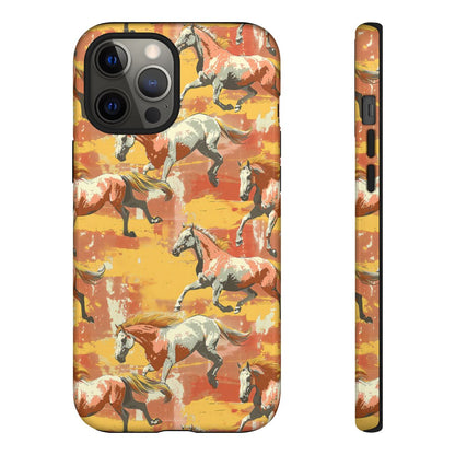 Pink Lemonade Horses Tough Case