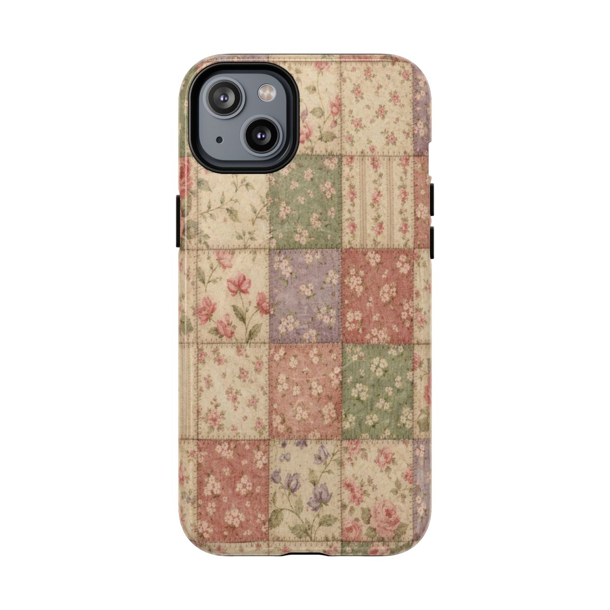 Pink Patchwork Magnetic Case