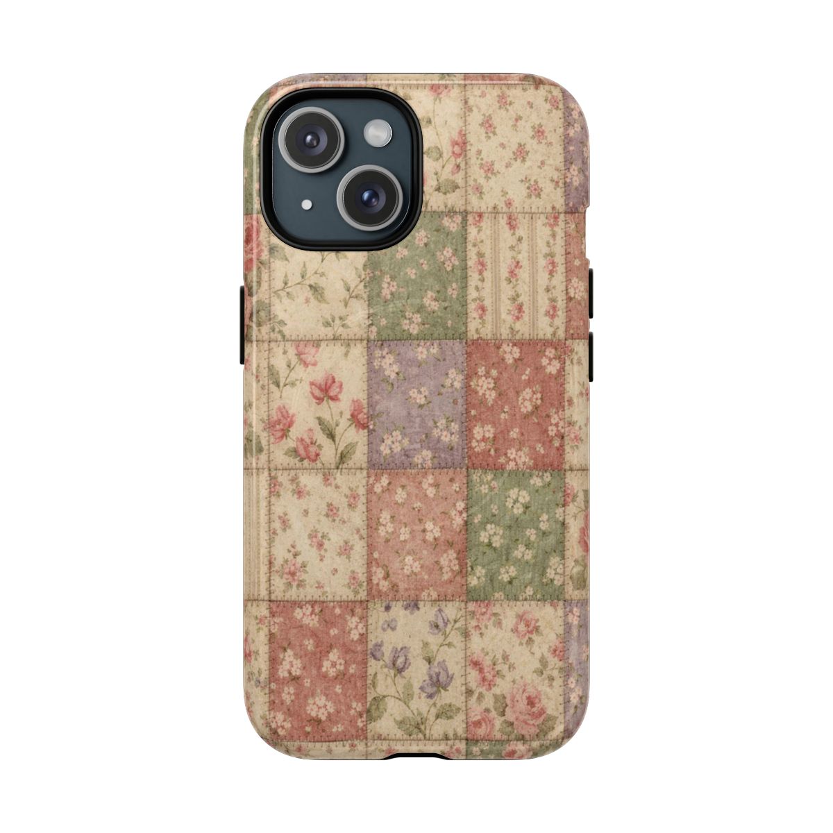 Pink Patchwork Magnetic Case