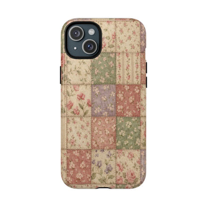 Pink Patchwork Magnetic Case