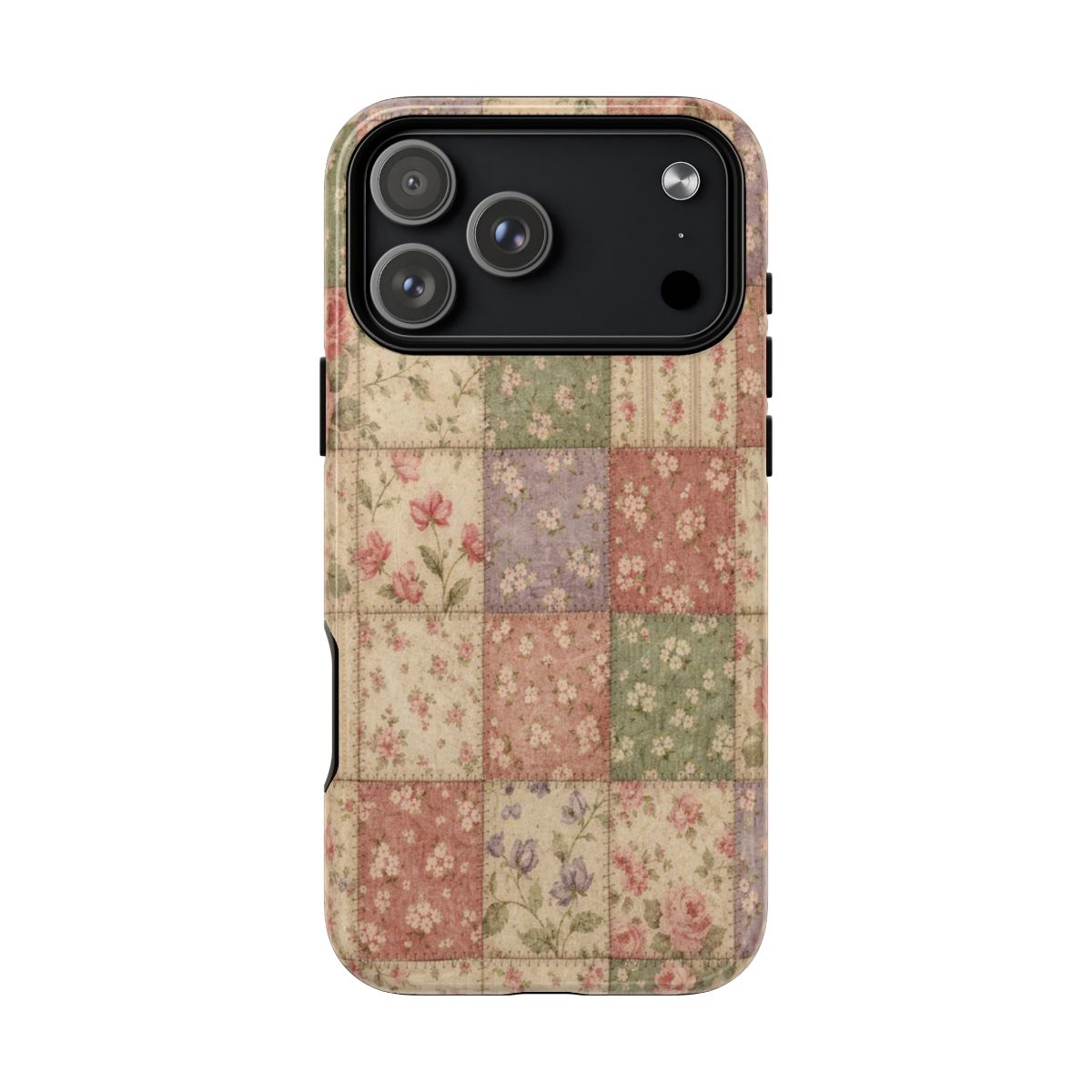Pink Patchwork Magnetic Case