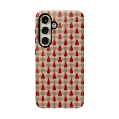 Plaid Tree Tough Case
