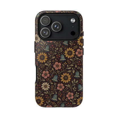 Plum Folk Floral Tough Case - iPhone 18 Pro