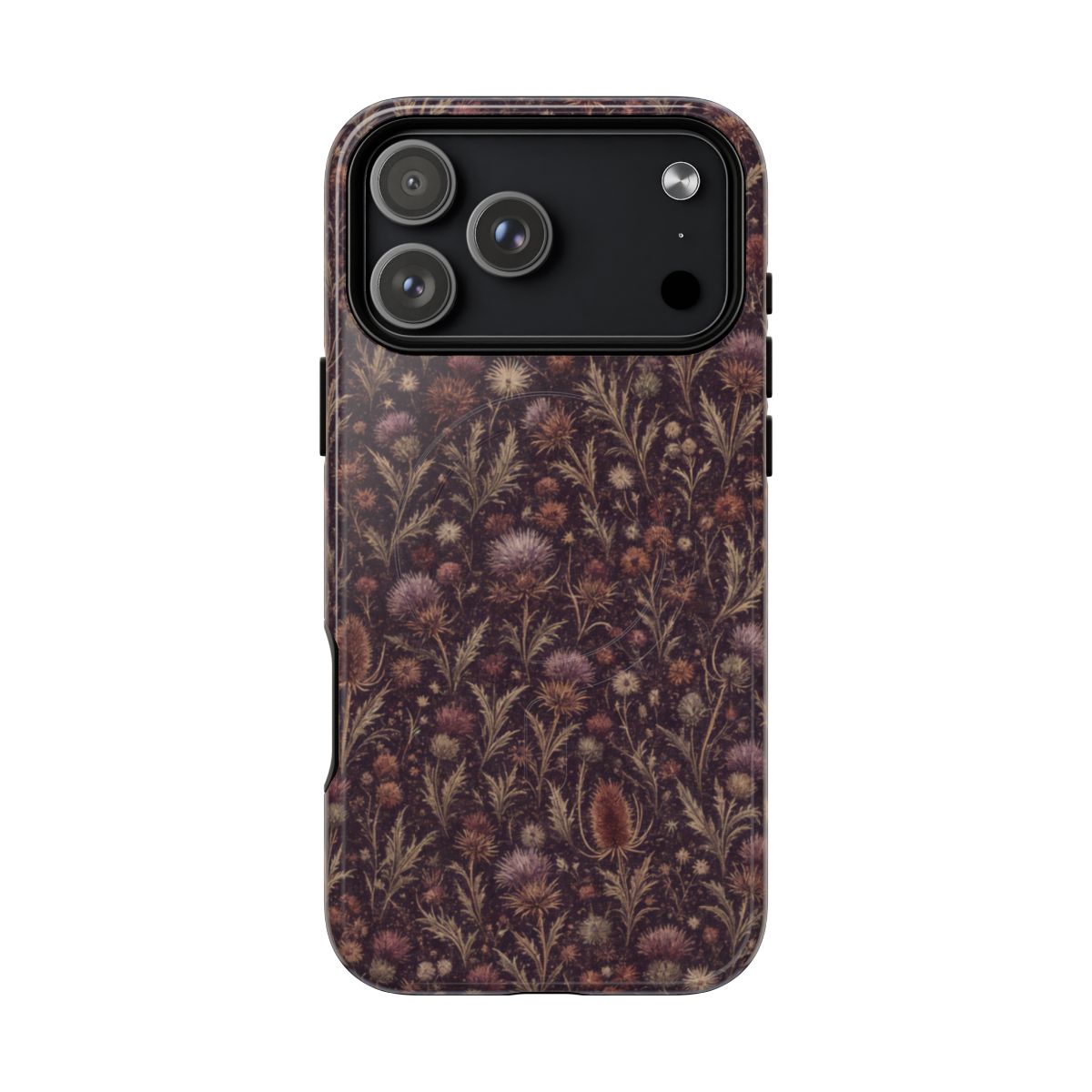 Plum Thistle Magnetic Case - iPhone 18 Pro Max