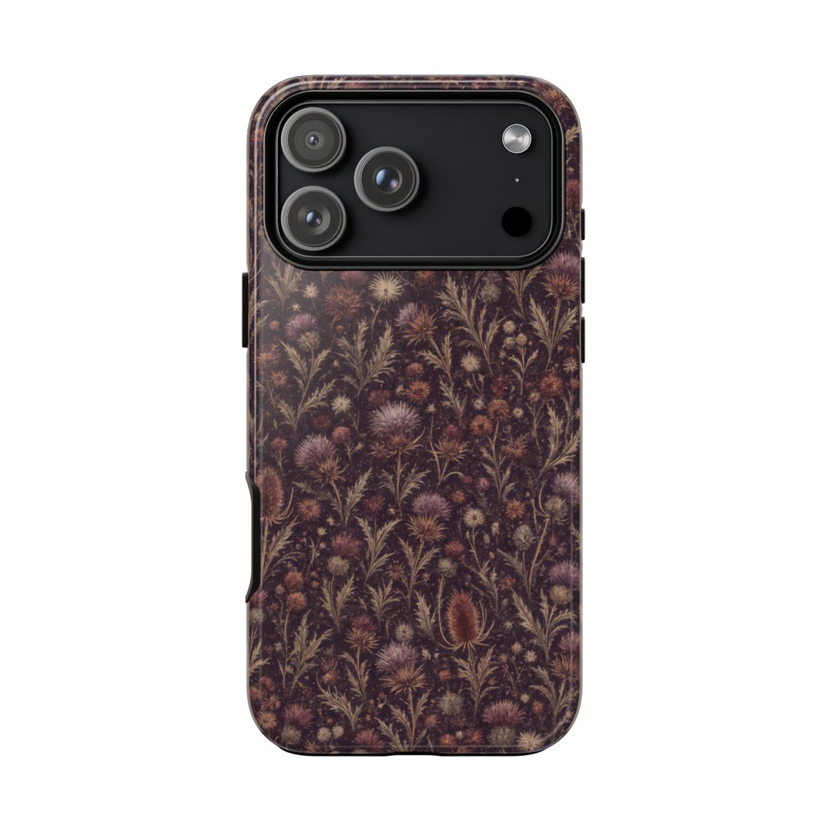Plum Thistle Tough Case - iPhone 18 Pro Max