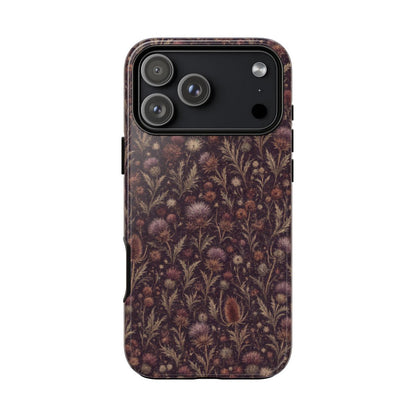 Plum Thistle Tough Case - iPhone 18 Pro Max