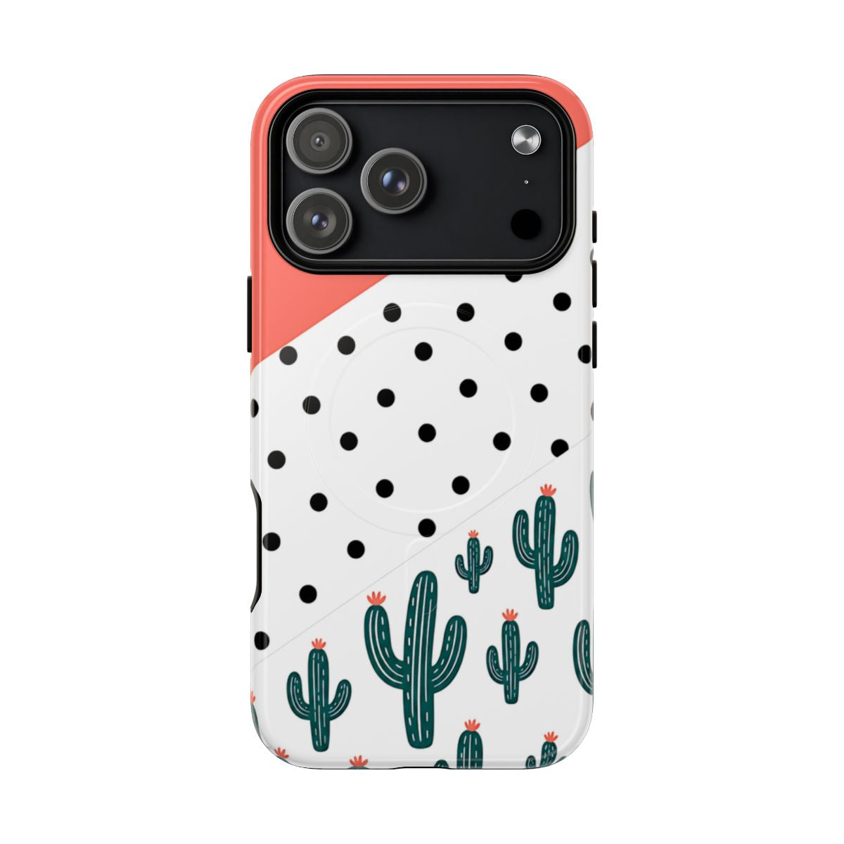 Polka Dot Cactus Magnetic Case - iPhone 18 Pro Max