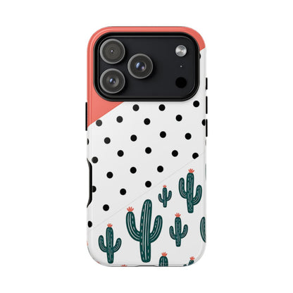 Polka Dot Cactus Tough Case - iPhone 18 Pro