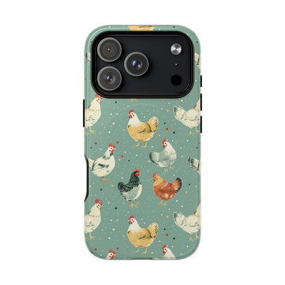 Polka Dot Chickens Magnetic Case