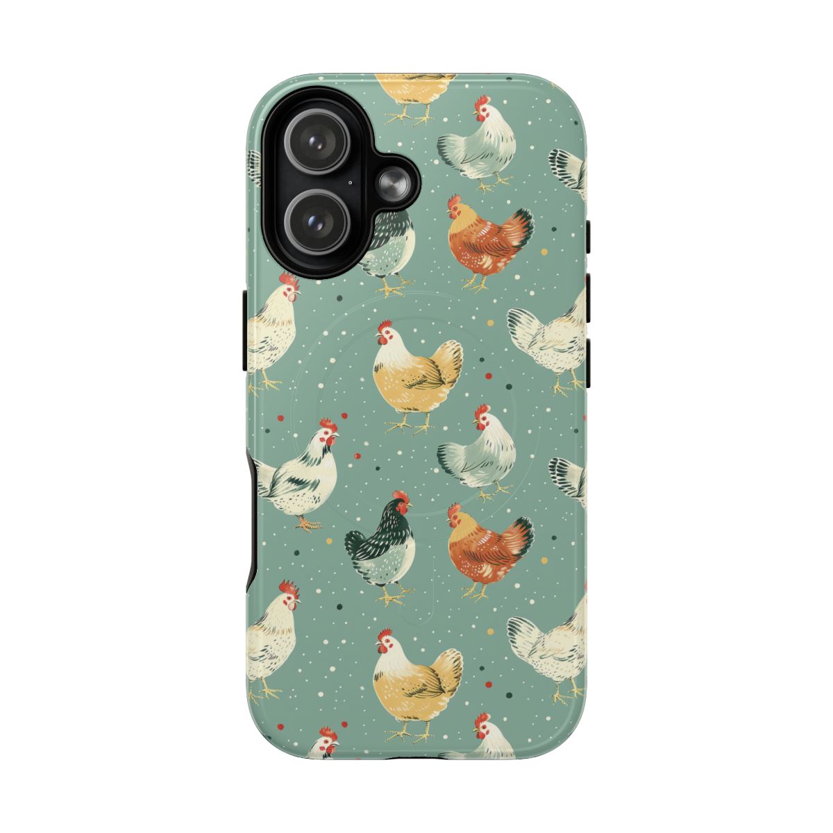 Polka Dot Chickens Magnetic Case