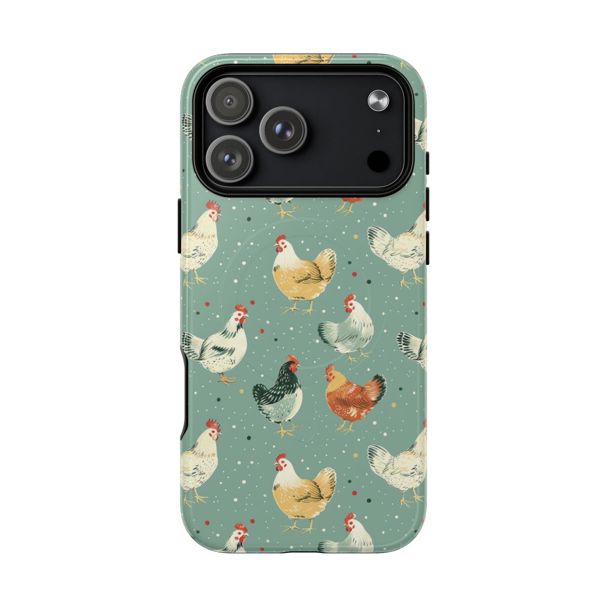 Polka Dot Chickens Magnetic Case