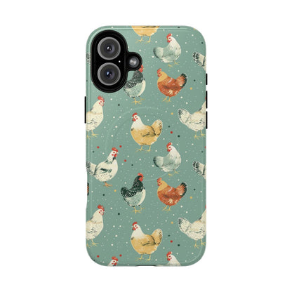 Polka Dot Chickens Magnetic Case
