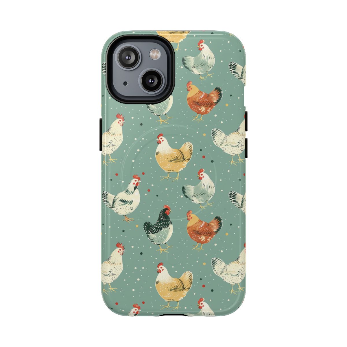 Polka Dot Chickens Magnetic Case
